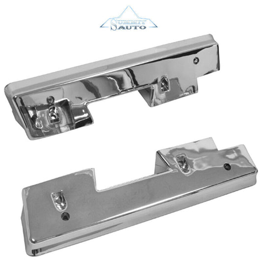 1962 1963 1964 Chevy Impala Arm Rest Bases Chrome Pair / 2 Pieces