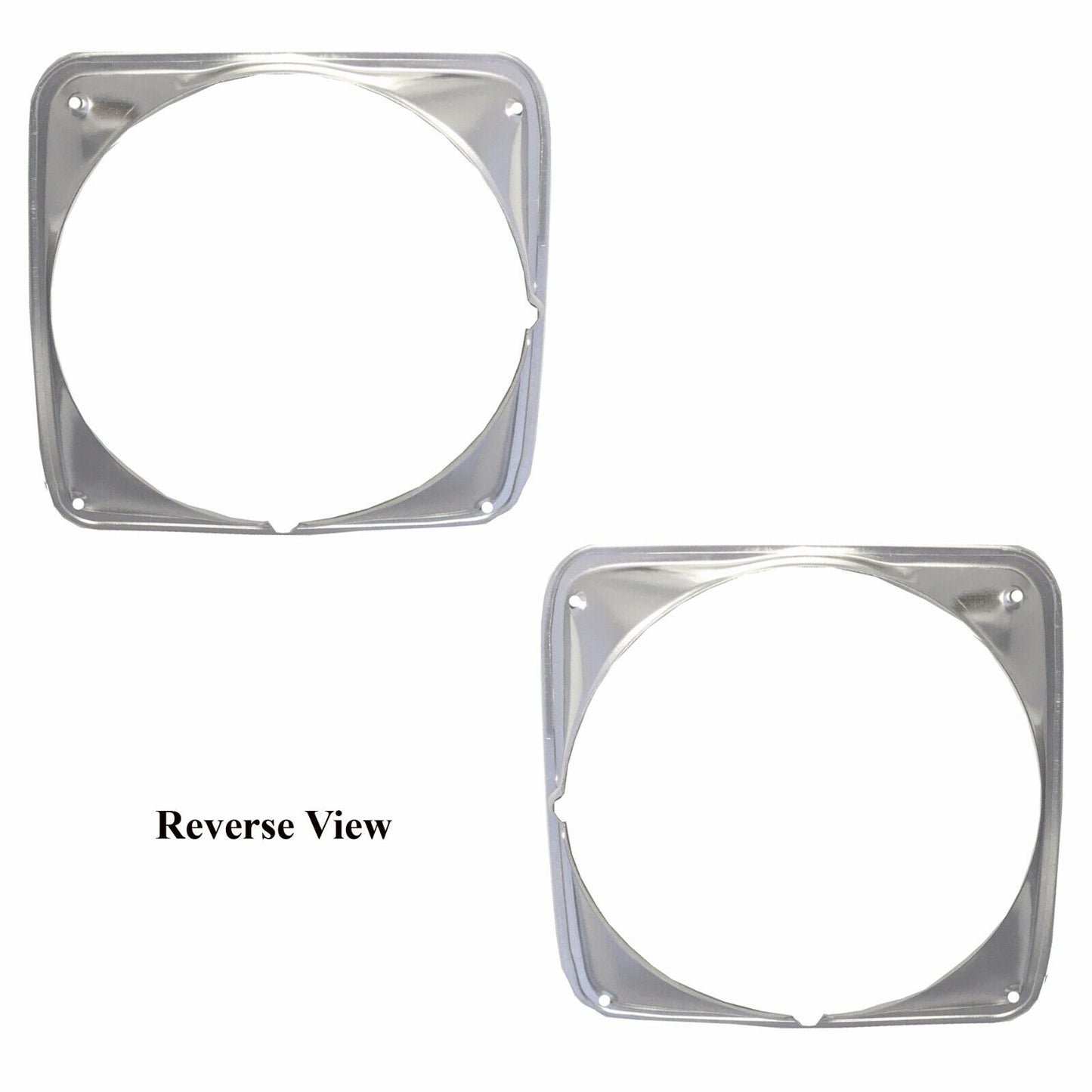 1969~1972 Chevy PU Pickup Truck Headlight Bezels Pair Right & Left Side 2 PCS 