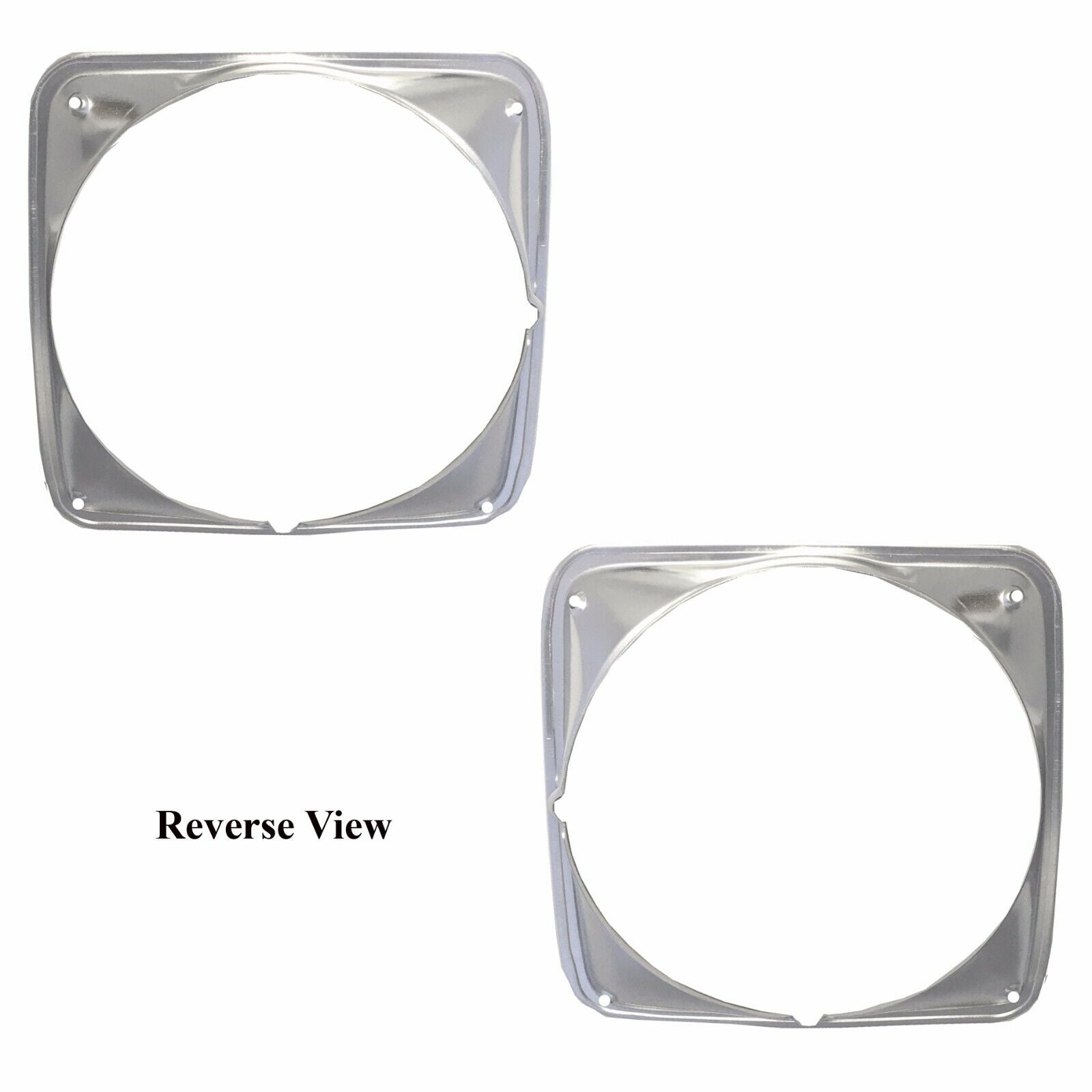 1969~1972 Chevy PU Pickup Truck Headlight Bezels Pair Right & Left Side 2 PCS 