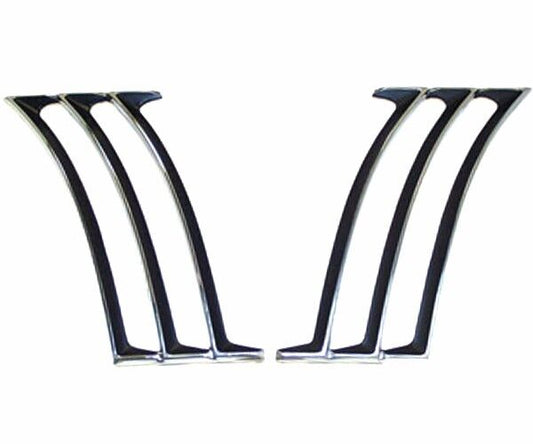 1969 69 Camaro Rear Quarter Panel Ornament Louvers 2 PCS Set