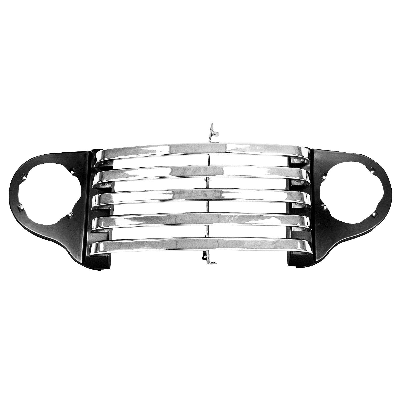CHROME GRILLE PANEL 1948-50 FORD TRUCK W/O BAR & CRANK HOLE PAINTED HOUSING