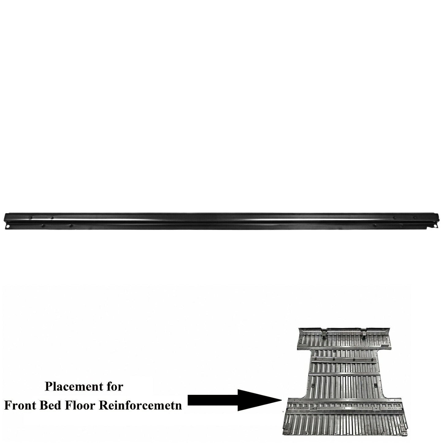 1969~1972 Chevy GMC Pickup Truck Blazer Jimmy Bed Floor Reinforcement Front Bar