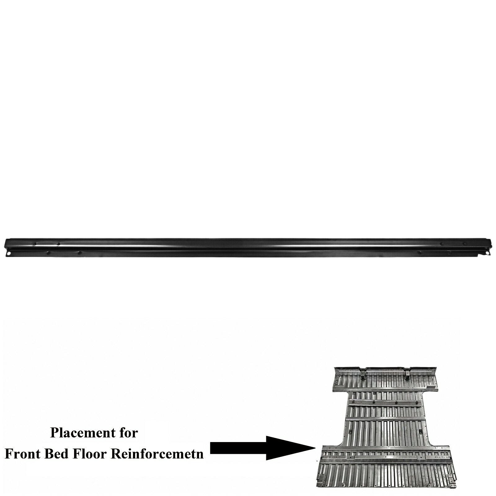 1969~1972 Chevy GMC Pickup Truck Blazer Jimmy Bed Floor Reinforcement Front Bar