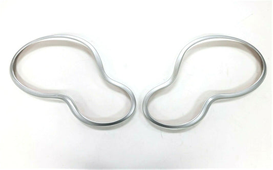 Fits 2000~2007 Mercedes Benz C Class W203 Style Headlamp RIM Silver O Style