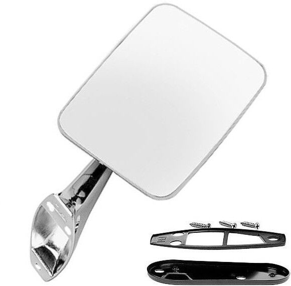 1970~72 Chevy Pickup Truck Outside Exterior Door Mirror Assembly Right Rectangle