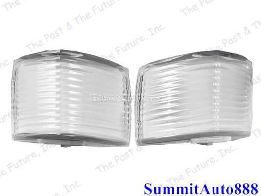 1968 Chevy Impala Front Fender Parking Light Lamp Lens Pair Right & Left 2PCS 