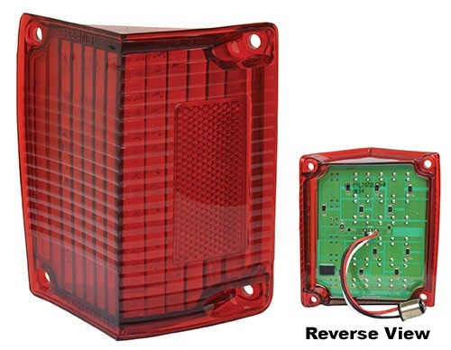 REAR TAIL LAMP ASSEMBLY RH PASSENGER SIDE 1970-72 CHEVROLET EL CAMINO RED (LED)