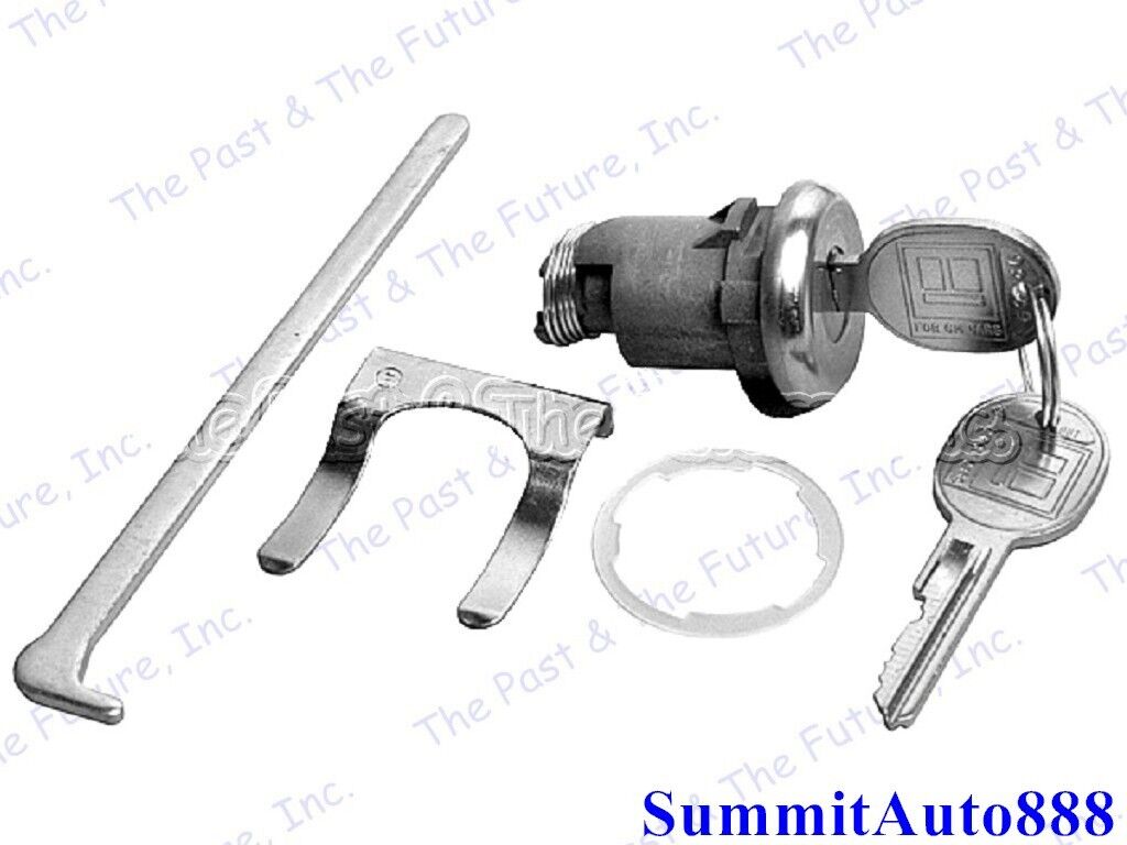 Camaro Chevelle Firebird GTO Nova Trunk Lock Kit - Later Head Key CALS6869-3