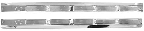 FRONT DOOR SCUFF PLATE STAINLESS 1970-81 CHEVROLET CAMARO/FIREBIRD PAIR