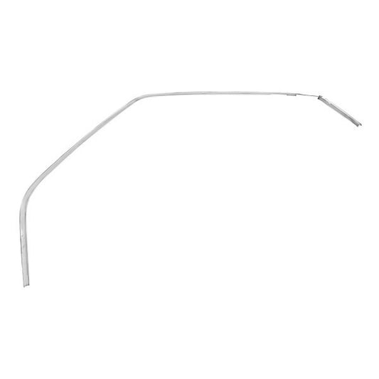 1969-70 Mustang Fastback Stainless Roof Drip Rail Sash (Holds Rail Seal) Left