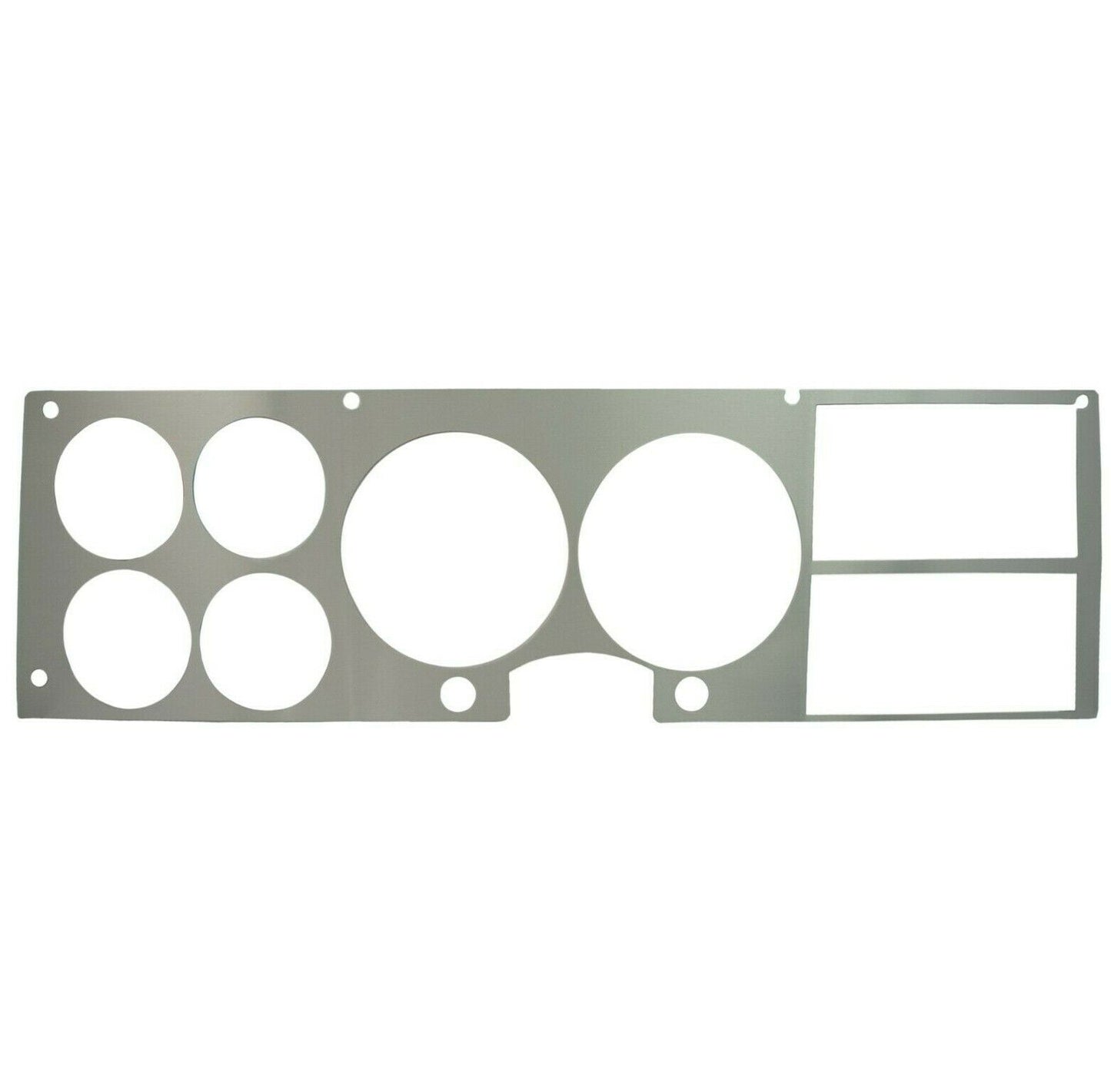 1981~1987 Chevy Truck Dash Bezel Applique Aluminum w/self adhesive backing Dii