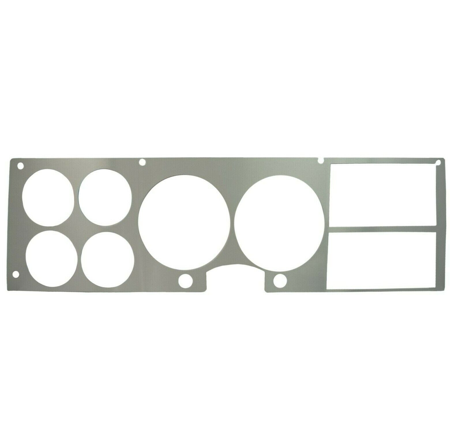 1981~1987 Chevy Truck Dash Bezel Applique Aluminum w/self adhesive backing Dii