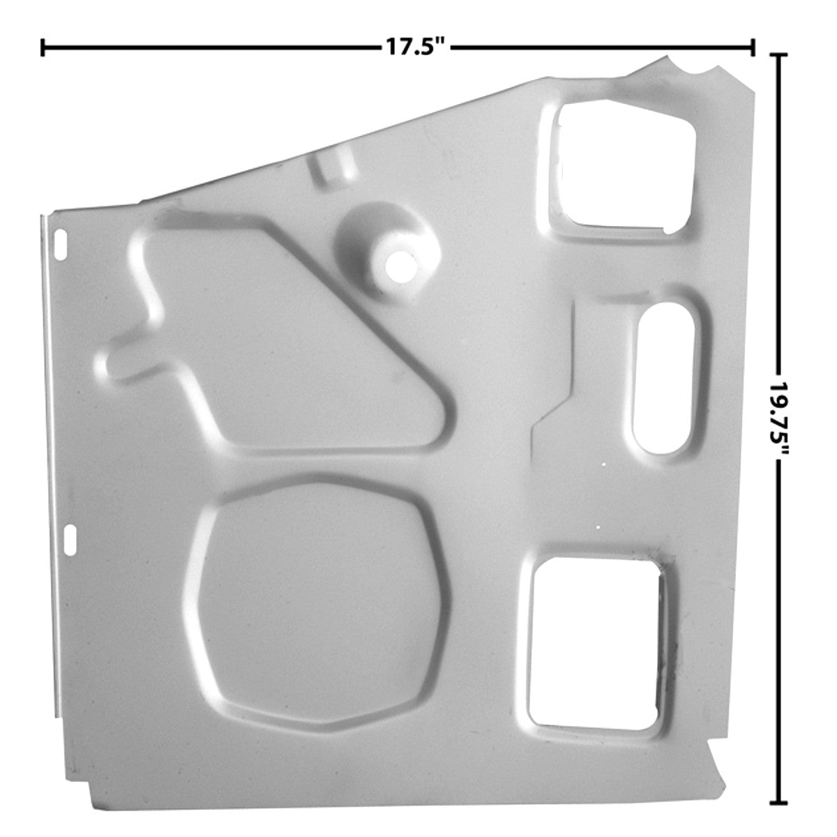 1967 1968 Ford Mustang Cowl Pillar / Kick Panel Right Side Weld Through Primer