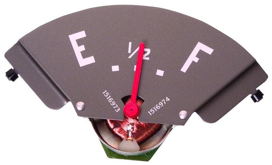 FUEL GAUGE 1947-49 CHEVROLET TRUCK 6V W/RED NEEDLE