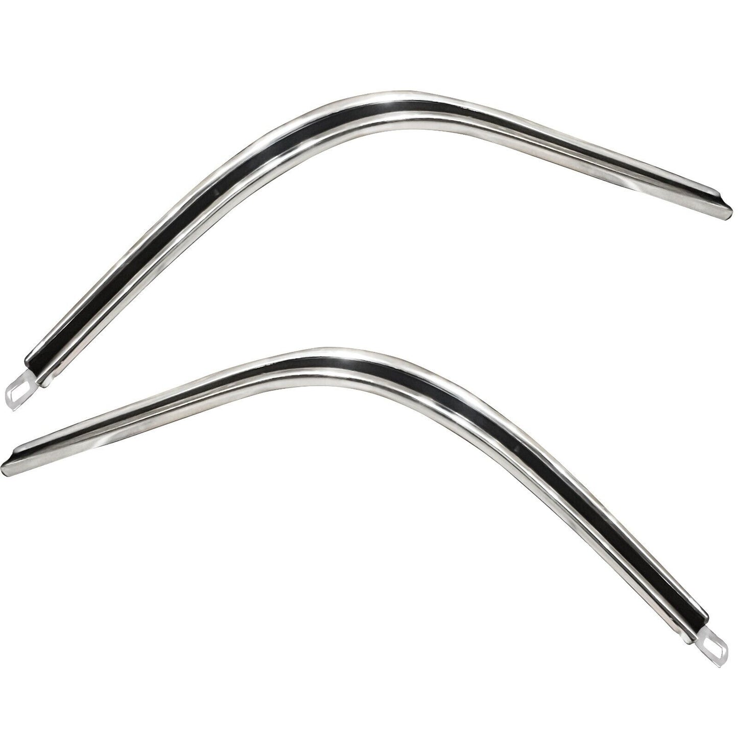 1966 Chevy Impala Rear Quarter Wrap Around Cove Moldings Pair 2 PCS