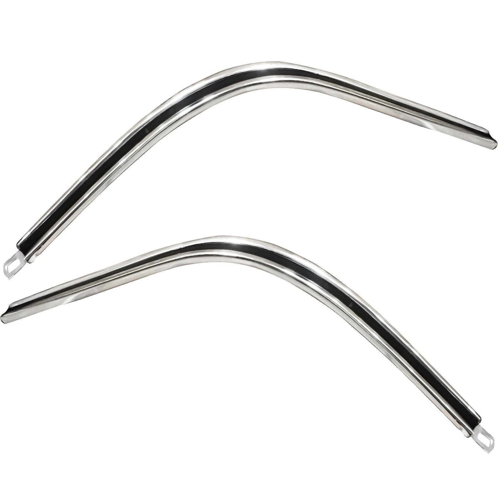 1966 Chevy Impala Rear Quarter Wrap Around Cove Moldings Pair 2 PCS