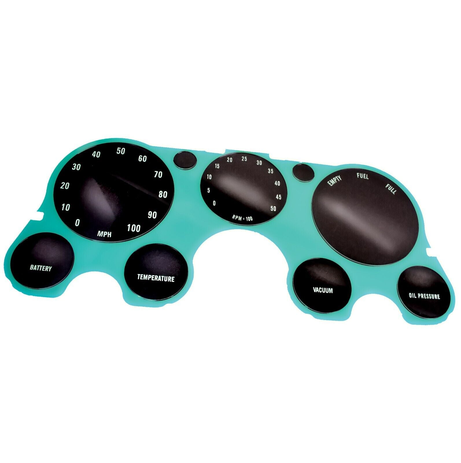 1967 68 69 70 71 72 Chevy  Truck Dash Instrument Cluster Lens Vacuum Tachometer