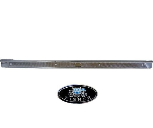 1964 65 66 67 Chevelle El Camino GTO Sill Scuff Plate Ribs Style Decal Aluminum