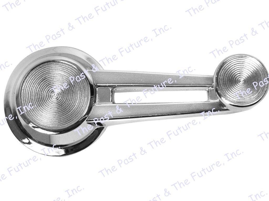 59 60 61 62 63 64 Impala Nova Window Crank Double Arm Chrome Knob