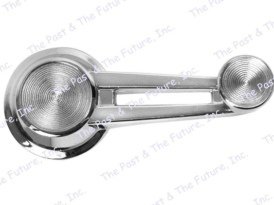 59 60 61 62 63 64 Impala Nova Window Crank Double Arm Chrome Knob