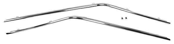 DRIP RAIL MOLDING 1971-73 MUSTANG COUPE 2PCS