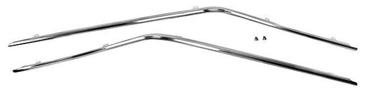 DRIP RAIL MOLDING 1971-73 MUSTANG COUPE 2PCS