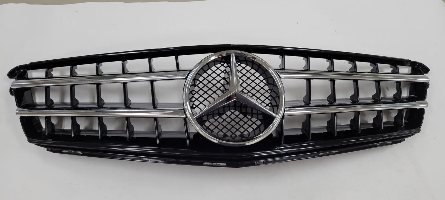 Mercedes W204 C300 C350 08-14 Chrome Star  Fit for Benz C Class Black