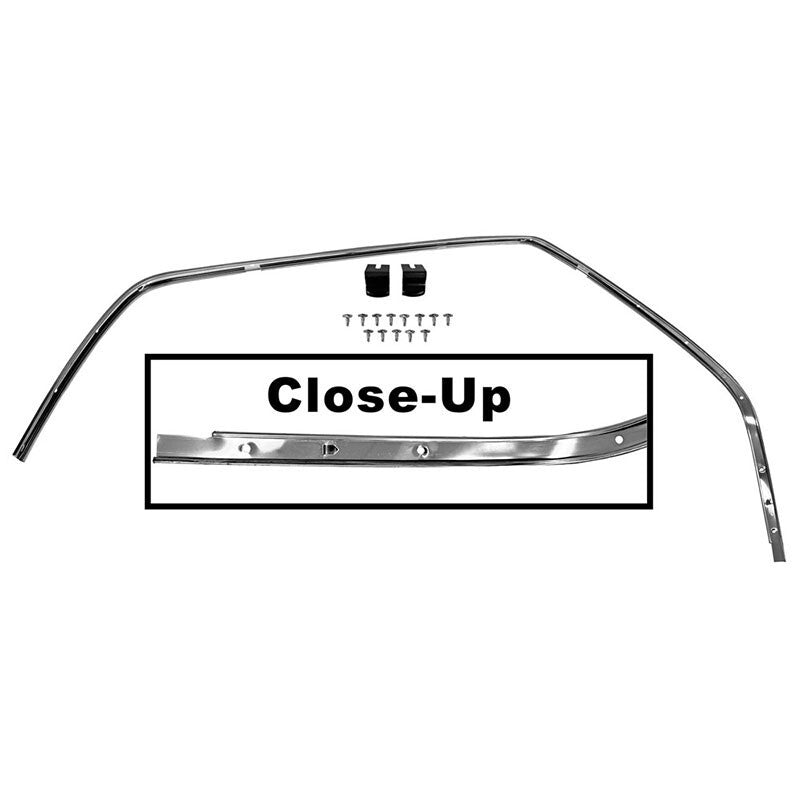 WEATHER STRIP RETAINER RH 1969-70 MERCURY COUGAR W/CLIPS