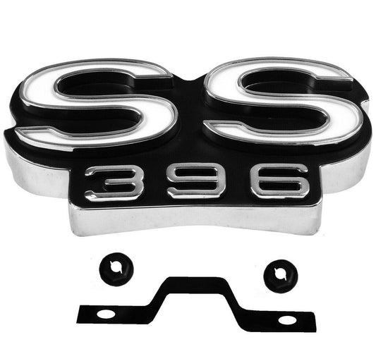 1969 Chevy Chevelle El Camino Grille Emblem  " SS 396 " w/Hardware Dynacorn