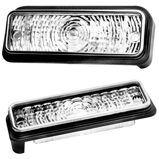 1969 Chevy Chevelle Parking Lamp Light Lens " SS " w/ Trim - 2 PCS Set CVPL69-3