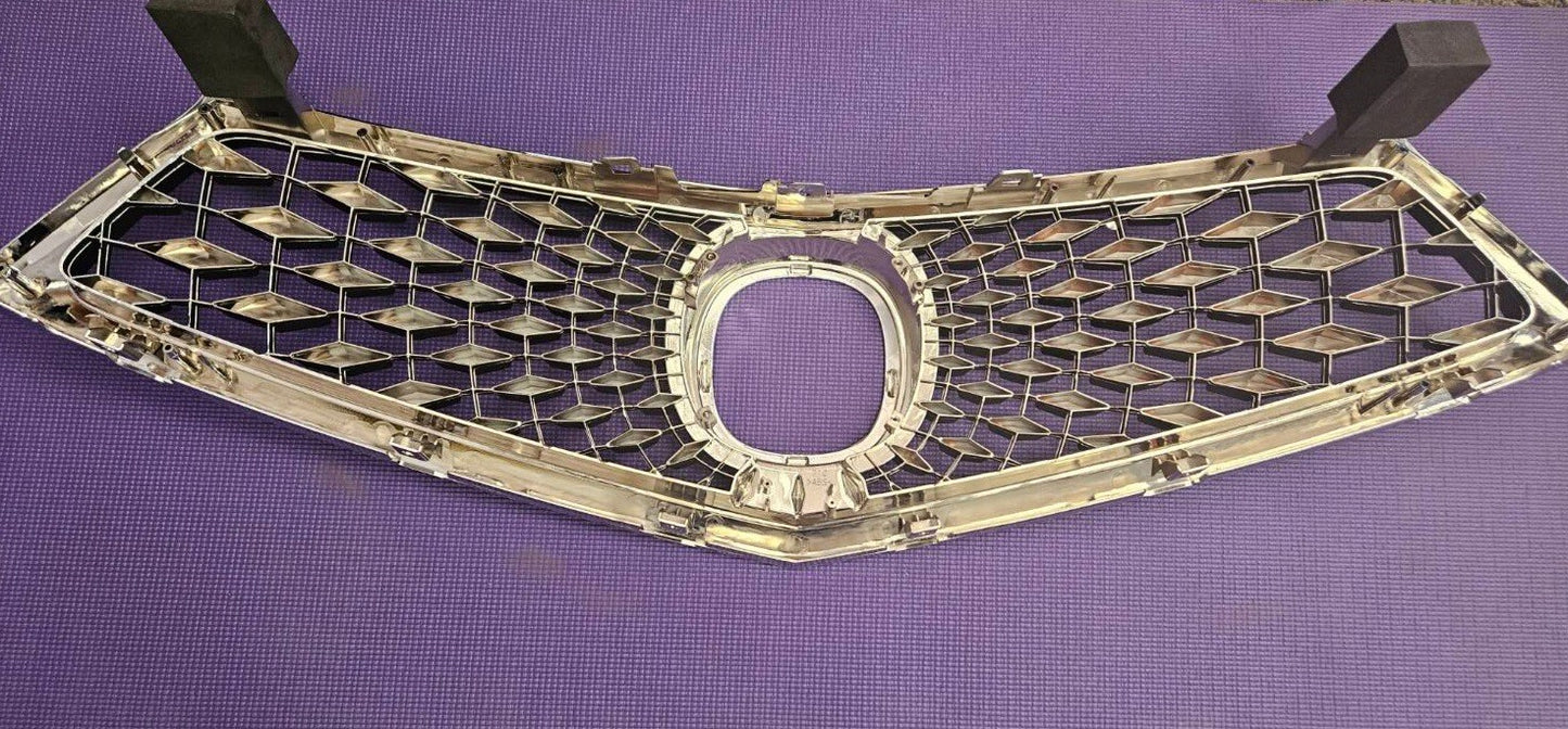 Fits NEW ACURA TLX 2018 2019 2020 Front Grille Grill Black/Chrome