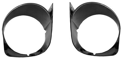 Head Lamp Headlight Trim Bezels - Pair / 2 Pieces 1970 Ford Mustang