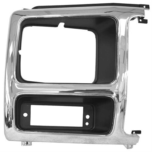 HEADLAMP DOOR RH 1982-86 FORD TRUCK (CHROME & GRAY)