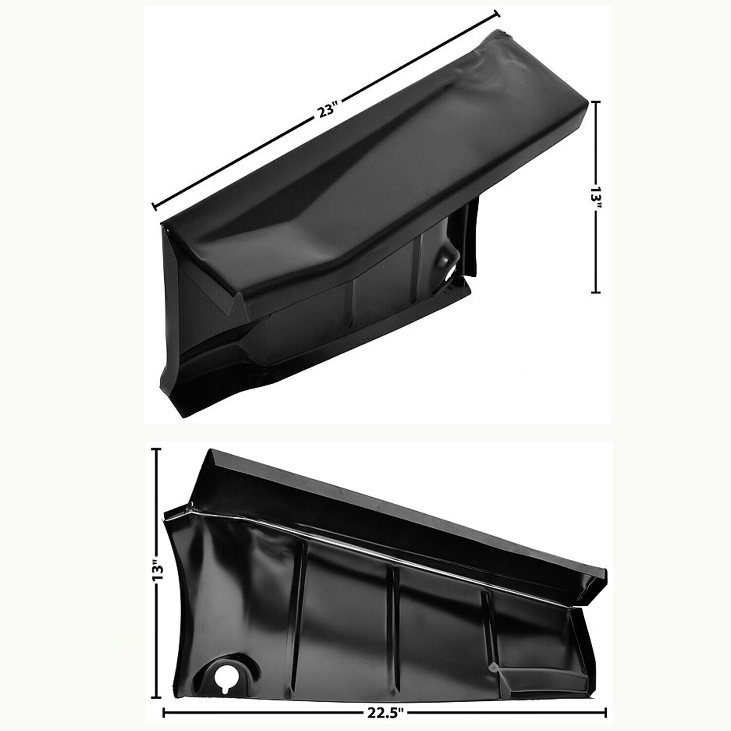 1975~81 Firebird Trans Am Trunk Floor Drop Off to Quarter Panel Filler Extension