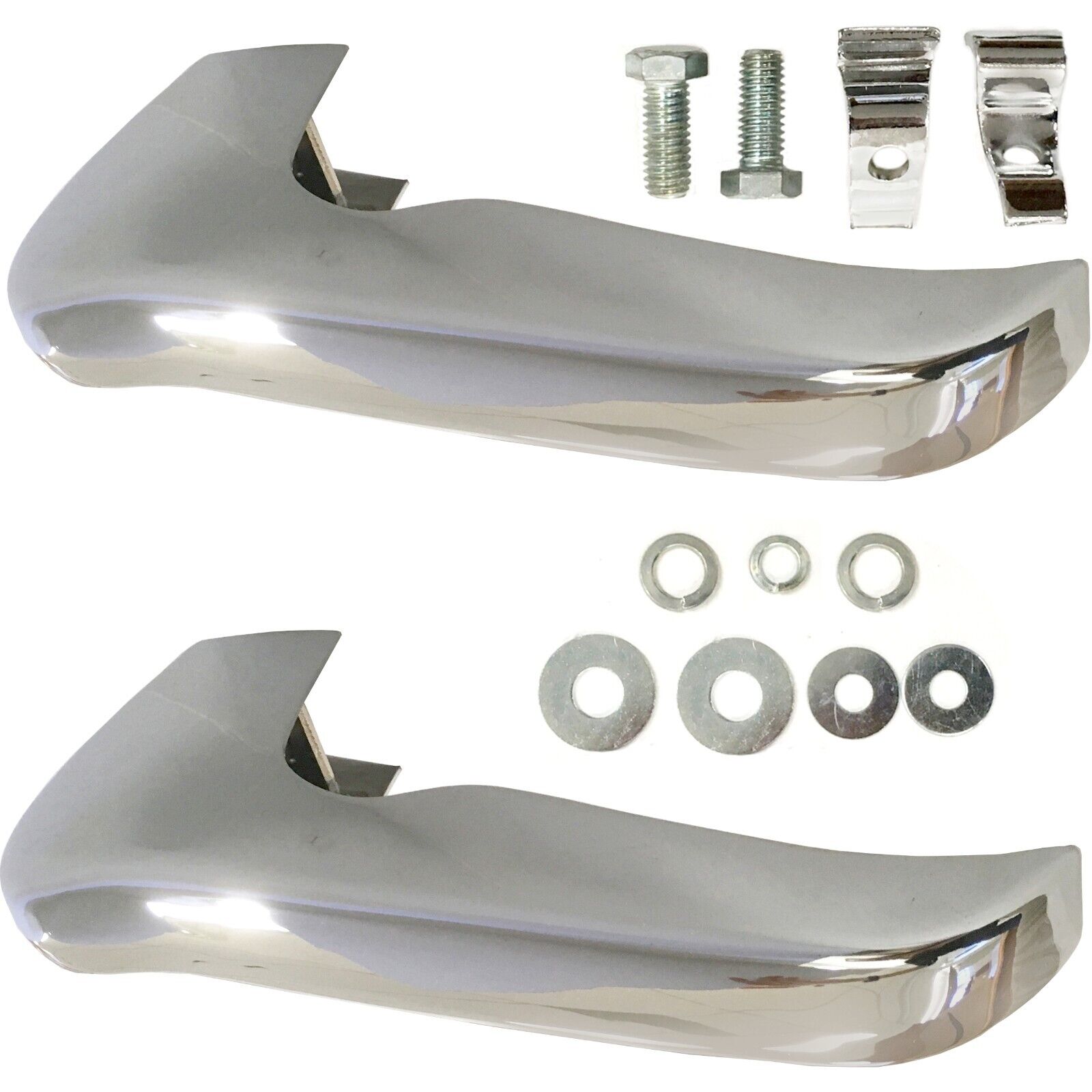 1967~1972 Chevy Pickup Truck Front Bumper Guard Pair w/Hardware Dynacorn