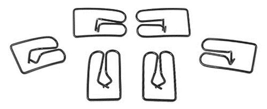 ROCKER MOLDING CLIPS  6 PCS  1962-64 IMPALA (6PCS MAKE 1 SET )
