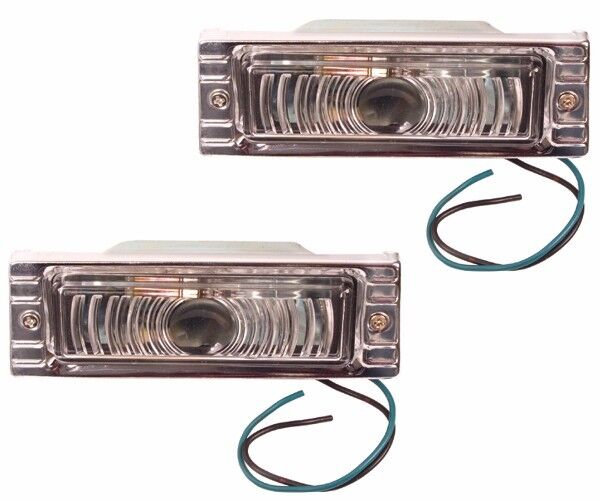 47 48 49 50 51 52 53 Chevy Pickup Truck Parking Lamp Light Assembly Pair 12 Volt