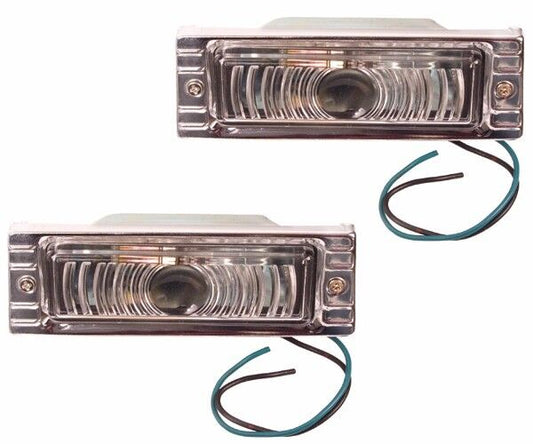 47 48 49 50 51 52 53 Chevy Pickup Truck Parking Lamp Light Assembly Pair 12 Volt
