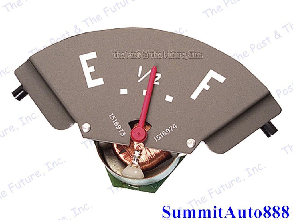 1947 48 49 Chevy Pickup PU Truck Fuel Gauge - Red Needle - 12 Volt CPFG4749-1