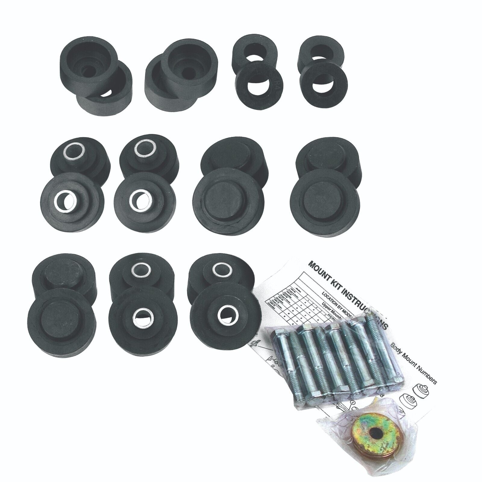 1967 1968 67 68 Chevy Impala Body Bushing Kit w/ Bolts - Convertible IMBB6768-1