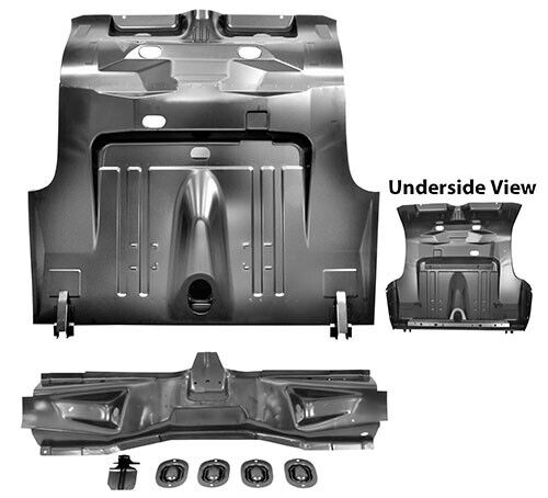 TRUNK FLOOR COMPLETE 1971-73 MUSTANG FASTBACK