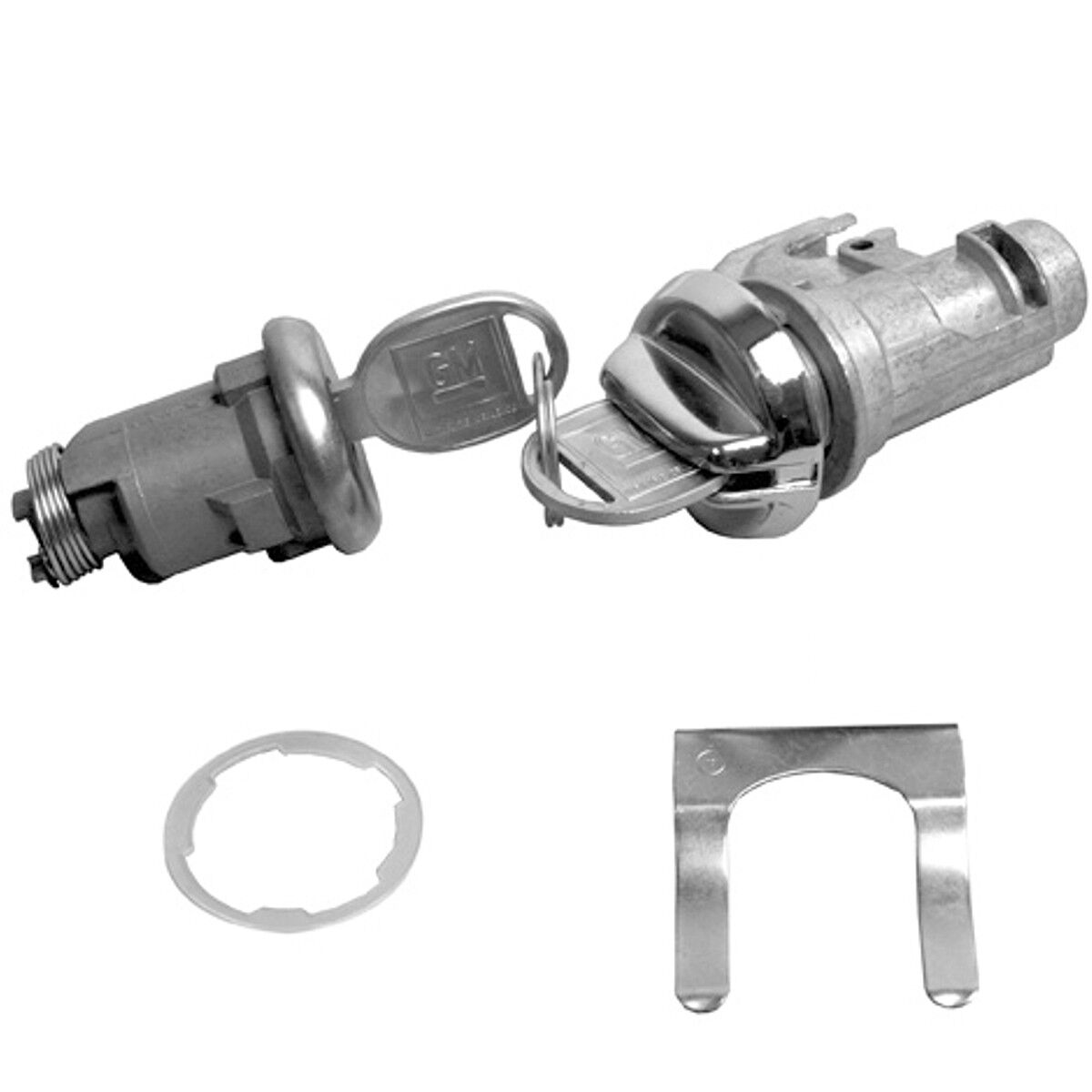 1970 - 77 Chevelle Firebird Monte Carlo Glove Box Trunk Lock Kit w/ GM Round Key