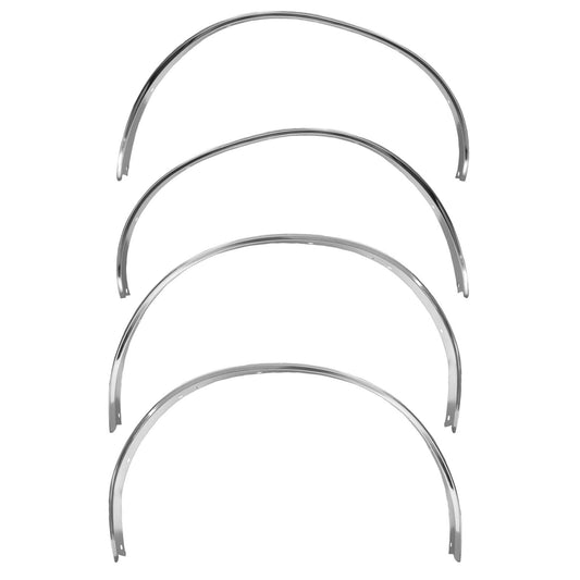 WHEEL OPENING MOLDING 1971-73 FORD MUSTANG 4 PCS SET W/SCREW