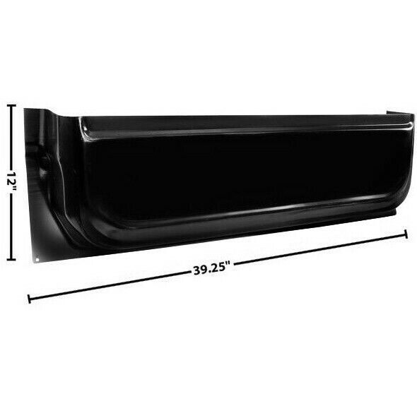 1967~1972 Chevy Pickup Truck Door Inner Bottom Patch Panel Right Side EDP Steel