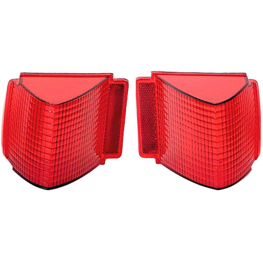 1967 67 Chevy Chevelle Tail Lamp Light Lens - Pair / 2 PCS CVTL67-4