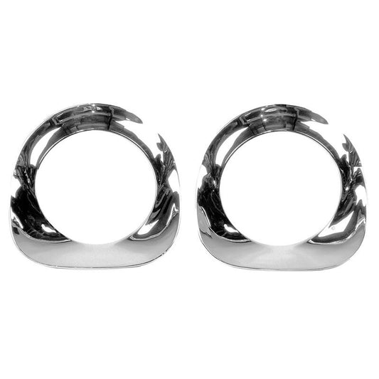 HEADLAMP BEZEL CHROME  1955-57 CHEVROLET FULL SIZE PAIR