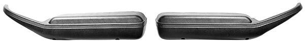 ARM REST W/DOOR HANDLE PAIR BLACK 77-81 CHEVROLET CAMARO/FIREBIRD