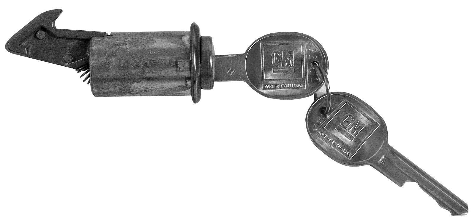 1965 1966 Impala Glovebox Lock Kit - Round Head GM Key Dynacorn 165