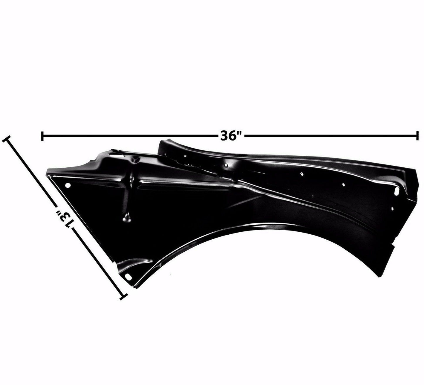 1967~1968 Camaro Firebird Quarter Panel Inner Bracket Convertible Right Side