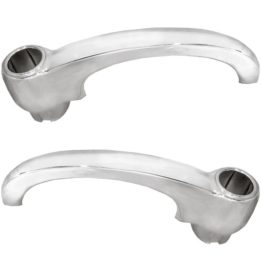 1960~1966 Chevy Pickup Truck Door Handle Outside Chrome Metal Pair Right & Left